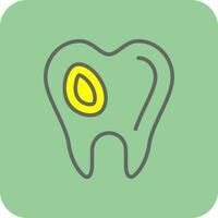 Caries Vector Icon Design
