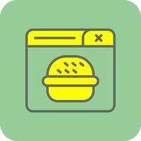 Fast Food Vector Icon Design