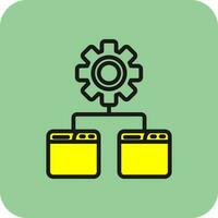 Batch Processing Vector Icon Design