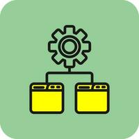 Batch Processing Vector Icon Design