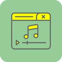 Music Player Vector Icon Design