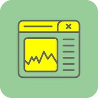 Graph Vector Icon Design