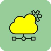 Cloud Computing Vector Icon Design