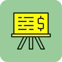 Presentation Vector Icon Design