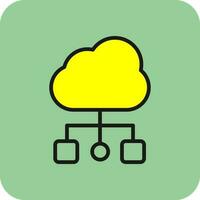 Cloud Computing Vector Icon Design