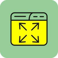 Expand Vector Icon Design