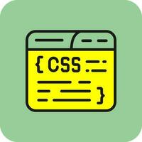 css codificación vector icono diseño