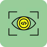 diseño de icono de vector de ojo