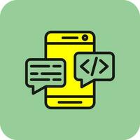 Conversation Vector Icon Design