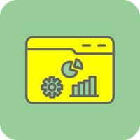 Statistics Vector Icon Design