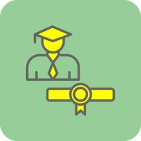 Graduate Vector Icon Design