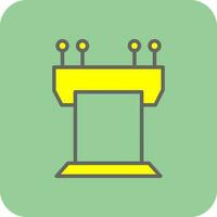 Podium Vector Icon Design