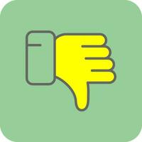 Dislike Vector Icon Design