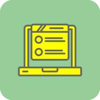 Blog Vector Icon Design