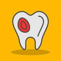 Caries Vector Icon Design