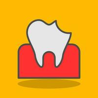 Dental Caries Vector Icon Design