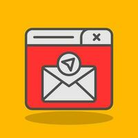 Send Mail Vector Icon Design
