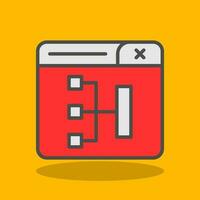 Site Map Vector Icon Design