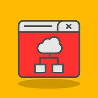Cloud Computing Vector Icon Design