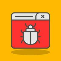 Bug Vector Icon Design