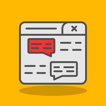 Messaging Vector Icon Design