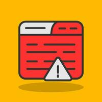 Warning Vector Icon Design
