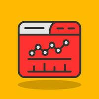 Analytics Vector Icon Design