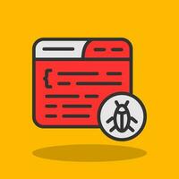 Bug Vector Icon Design