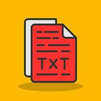 Txt File Vector Icon Design