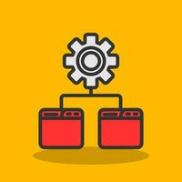 Batch Processing Vector Icon Design