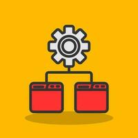 Batch Processing Vector Icon Design