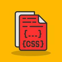 Css File Vector Icon Design