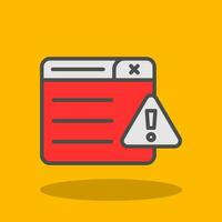 Warning Vector Icon Design
