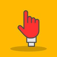 One Finger Vector Icon Design