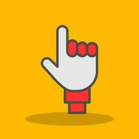 One Finger Vector Icon Design