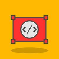 Coding Vector Icon Design