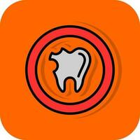 caries vector icono diseño