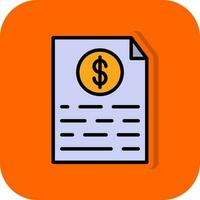 Medical Invoice Vector Icon Design