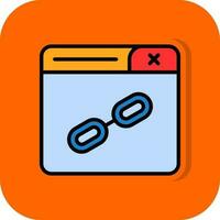 Web Link Vector Icon Design