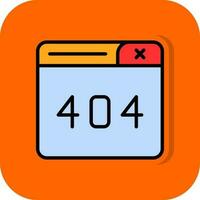 404 Error Vector Icon Design