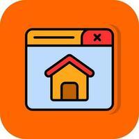 Home Page Vector Icon Design