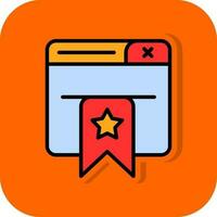 Bookmarked Vector Icon Design