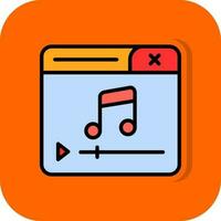 Music Player Vector Icon Design