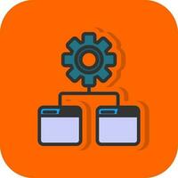 Batch Processing Vector Icon Design