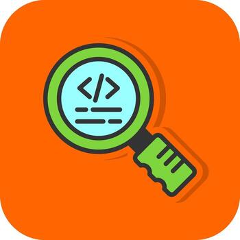 Quick Review Code Vector Icon Design
