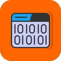 Binary Code Vector Icon Design