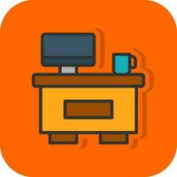 Information Desk Vector Icon Design