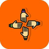 Team Work Vector Icon Design