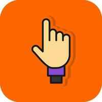 One Finger Vector Icon Design