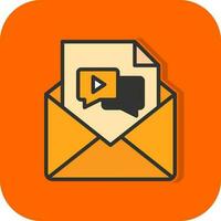 Email Marketing Vector Icon Design